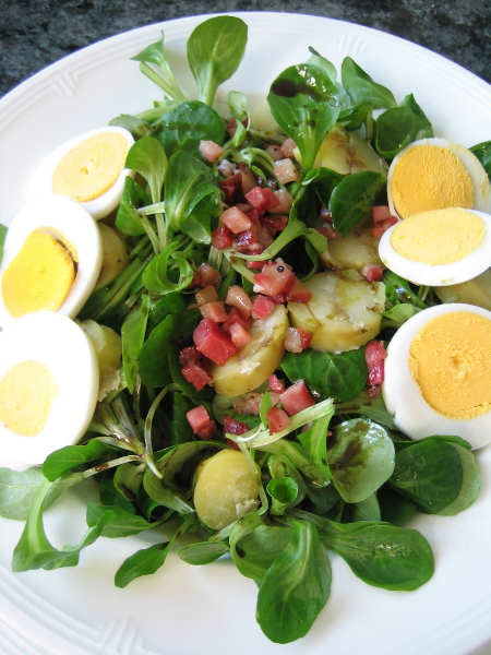 Kartoffel-Vogerlsalat laktosefrei | laktosefreie Rezepte | Salate ...