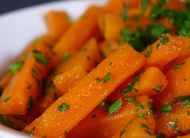Glasierte Karotten mit Reissirup kuhmilchfrei