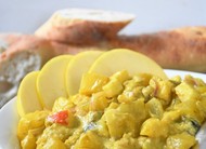 Heringssalat mit Curry und Apfel laktosefrei
