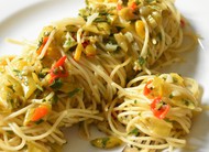 Pasta aglio olio mit Pepperoni laktosearm