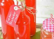 Erdbeer-Rhabarber Sirup leicht histaminarm