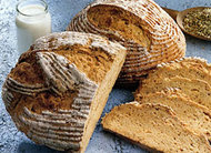 Kesobröd (Brot mit Hüttenkäse) glutenfrei