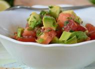 Avokado-Tomaten-Salat fructosearm