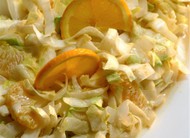 pikanter Chicoréesalat mit Curry glutenfrei