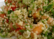 Hirse-Tabouleh-Salat sorbitfrei