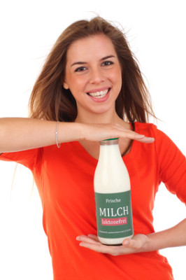 Laktosefreie Milch